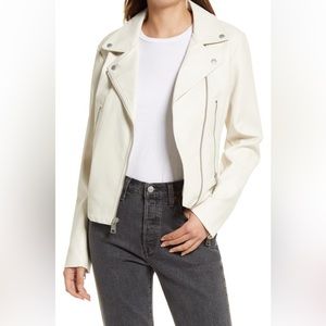 Levi’s Faux Leather Moto Jacket EUC